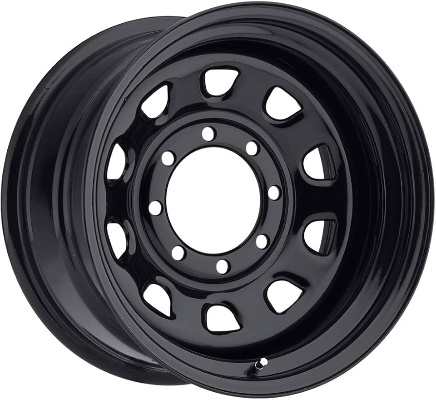 Vision 84 D Window 15x8 5x114.3 -29et 83 Gloss Black Wheel