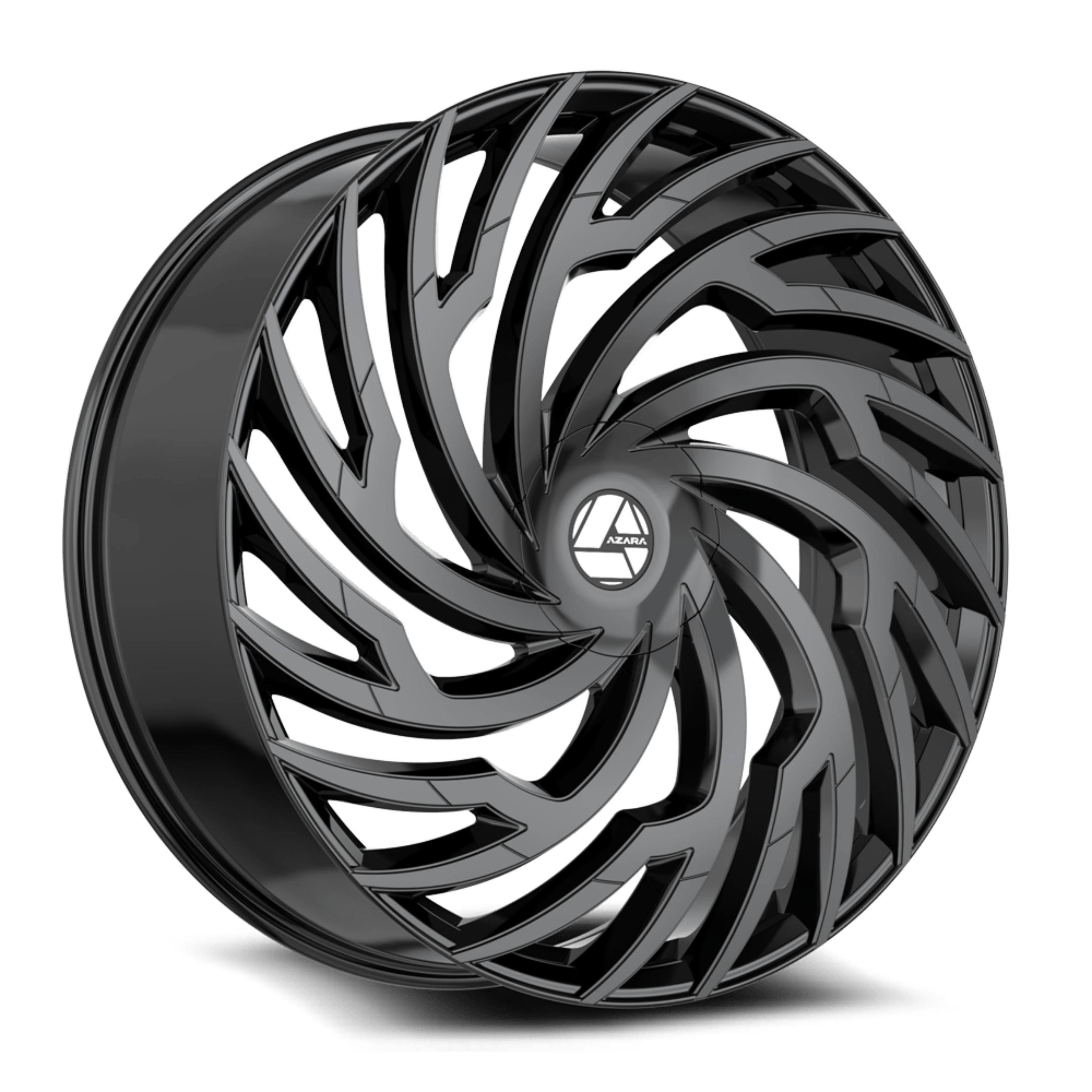 Azara AZA-536 22x8.5 5x114.3/5x120 +38et 74.1 Gloss Black Wheel