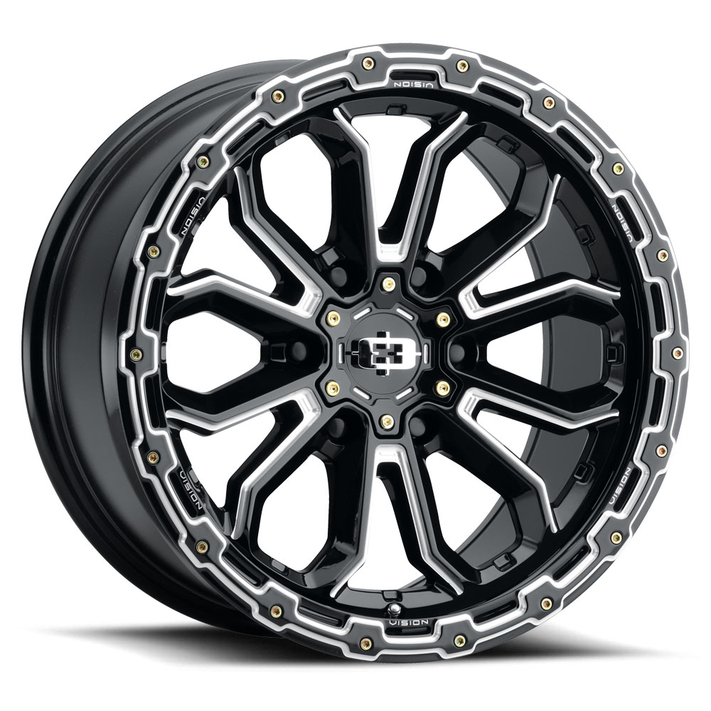 KUOTA KEBEL VISIONホイール　コンポ付 Vision Offroad 405 Korupt 17x9 5x127 +12et 78.1 Gloss Black W
