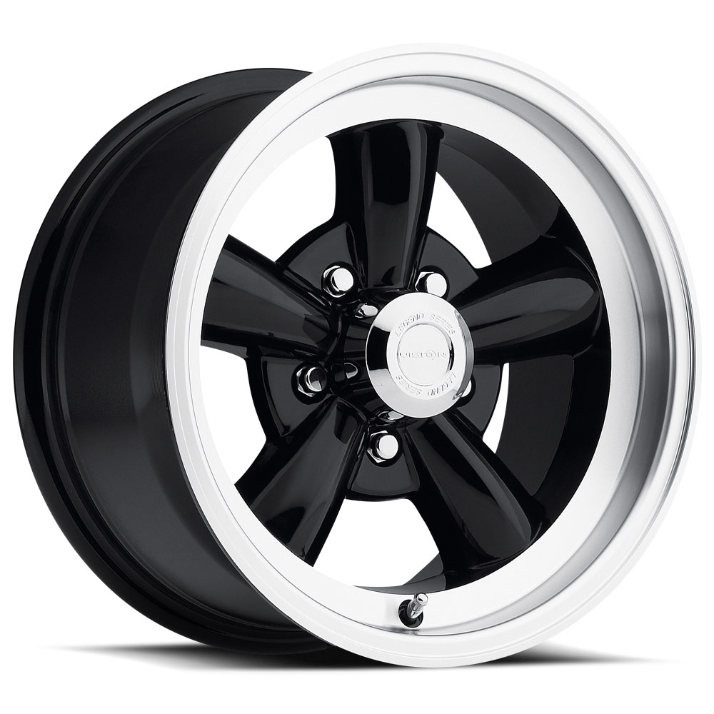 Vision 141 Legend 5 15x7 5x114.3 -7et 83 Gloss Black Machined Lip
