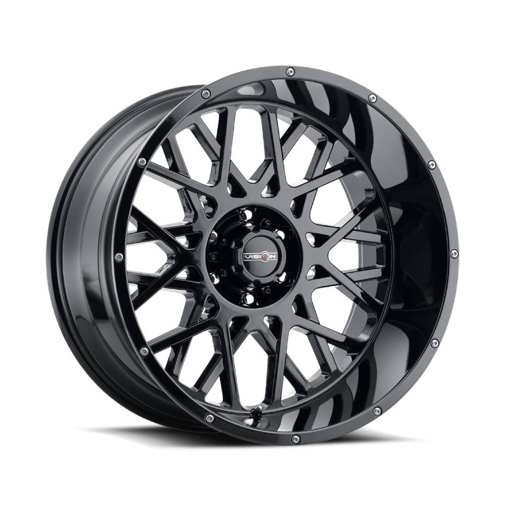 Vision Off Road Rocker Vision Offroad 412 Rocker 20x9 6x139.7 +10et 106.2 Gloss Black Wheel