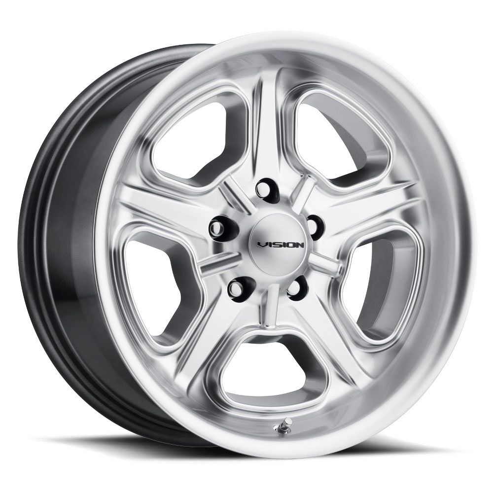 Vision 147 Daytona 15x8 5x114.3 0et 83 Hyper Silver Wheel