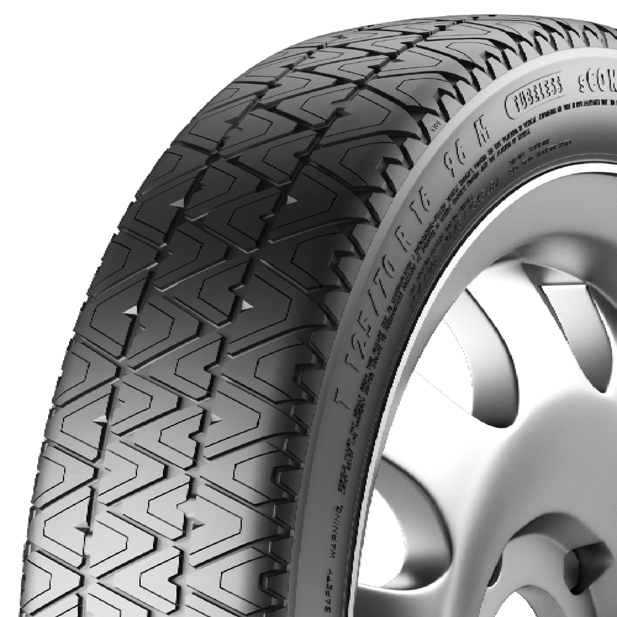 Pneu Continental 125/70 R19 100M SContact - Pneu De Sécurité Pour Roue De Secours