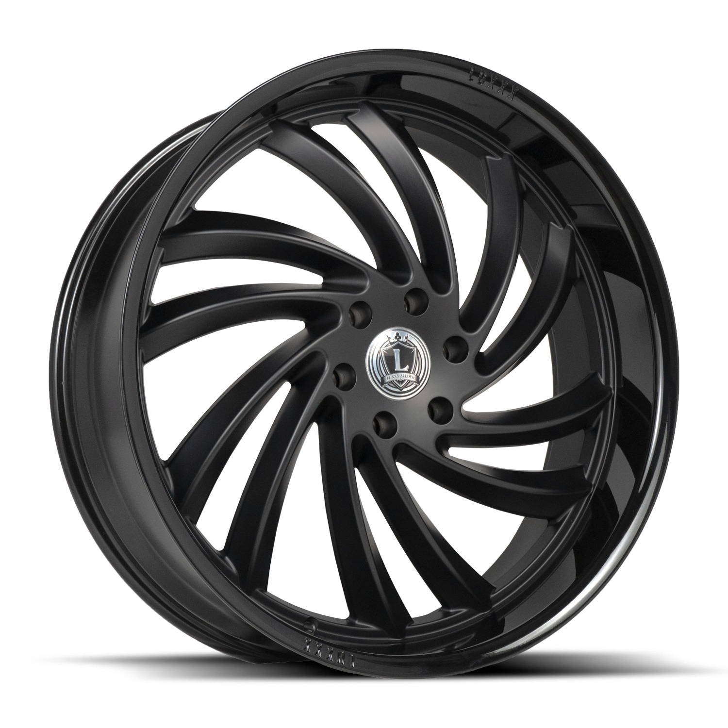 エスカレード LUXXX ALLOYS 26インチ タイヤホイールセット Luxxx Alloys Lux 26 26x10 6x139.7 +33et 93.1 Gloss Black Lip Matte