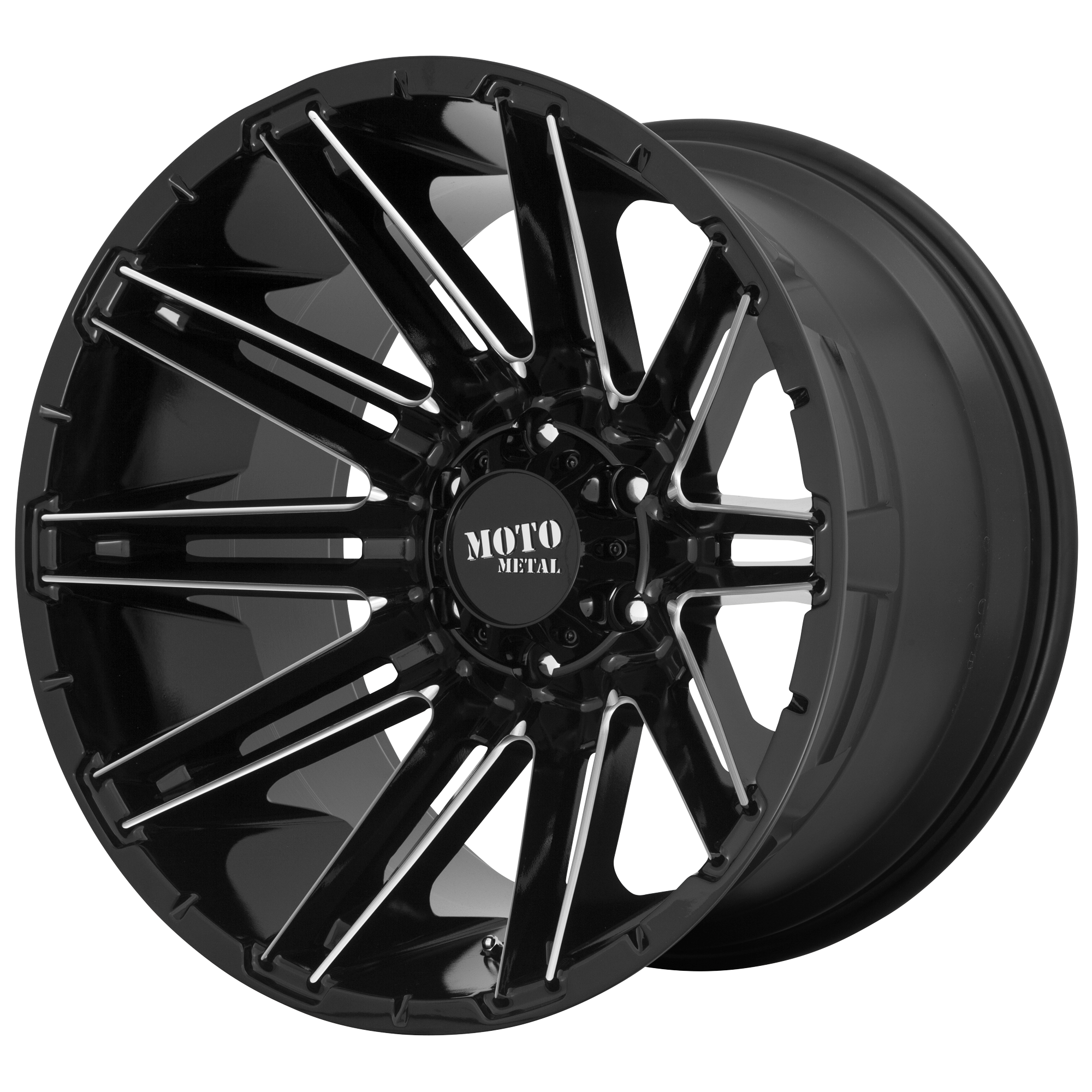 Moto Metal MO998 Kraken 22x10 6x135 -18et 87.1 Gloss Black Milled